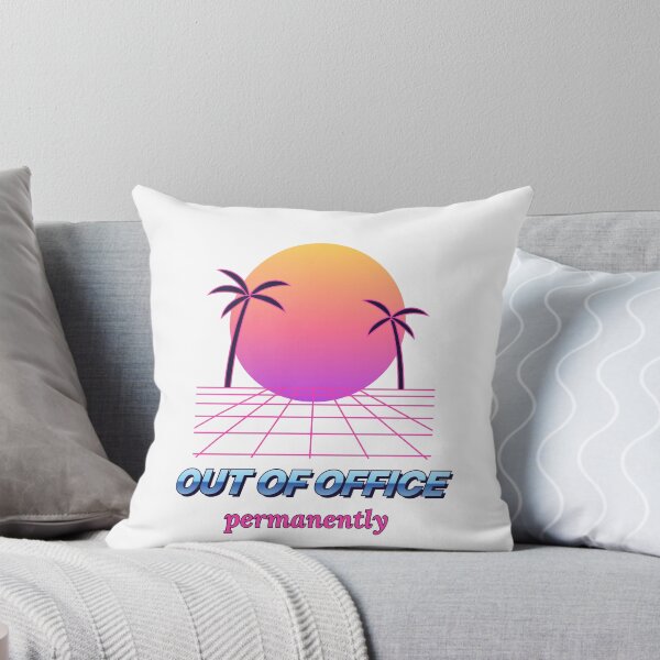 Item preview, Out of Office Permanently Vaporwave Sunset designed and sold by Amna-and-co.