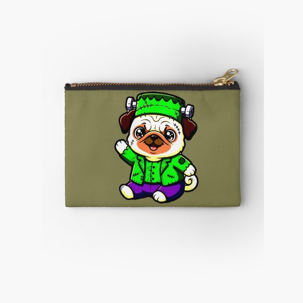 Item preview, Pug Frankenstein Halloween Kawaii | Cute Green Monster Puppy Costume designed and sold by AstronautMerch.