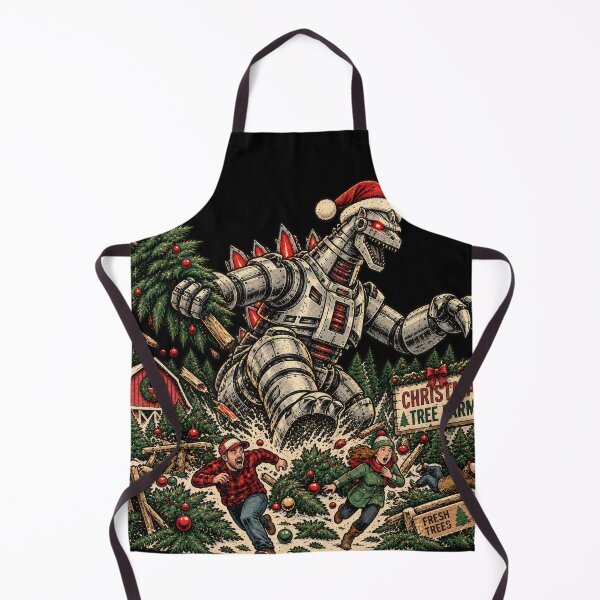 Item preview, Christmas Tree Farm Robot Monster Rampage designed and sold by MrTechies.