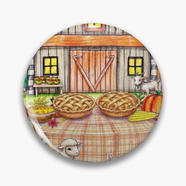 Item preview, Thanksgiving Farm Animals  designed and sold by LavIsInTheAir.