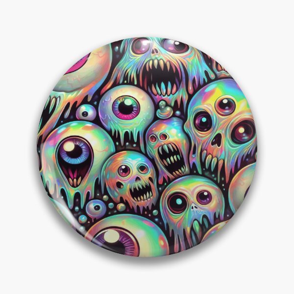 Item preview, Surreal Eyeball and Skull Patterns designed and sold by WintheWinnie.