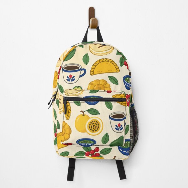 Item preview, Colombian Food Pattern | Arepas, Empanadas, Aji, Patacones, Coffee and Passion Fruit designed and sold by StickyGuys.