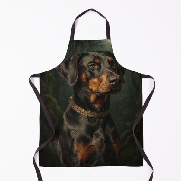 Item preview, Doberman Dog Portrait – Dark and Majestic designed and sold by JanjjaSoulInk.