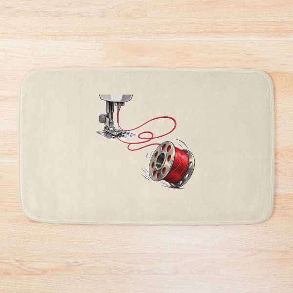 Item preview, Runaway Sewing Bobbin – Funny Sewing and Quilting Design designed and sold by astersgraphics.