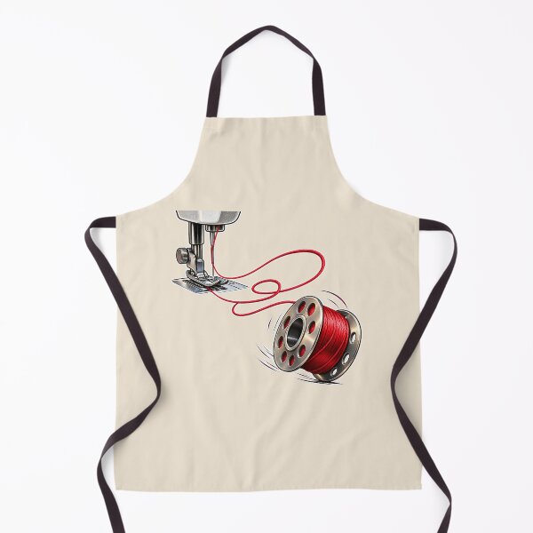 Item preview, Runaway Sewing Bobbin – Funny Sewing and Quilting Design designed and sold by astersgraphics.