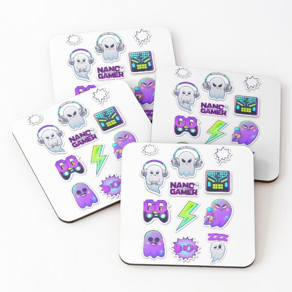 Item preview, Cute Gaming Ghost Stickers and Gamer Keyboard Art designed and sold by LookFor It.