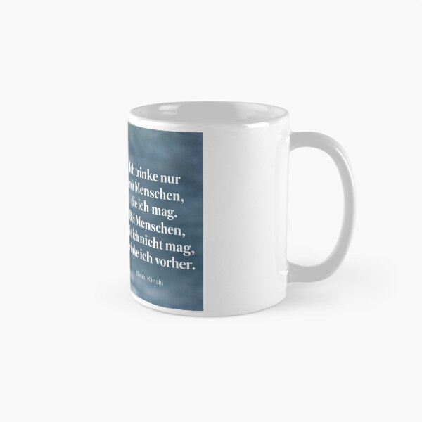 Item preview, Klaus Kinski - "I only drink with people I like. With people I don't like, I drink beforehand." designed and sold by MJ Fan 1996.