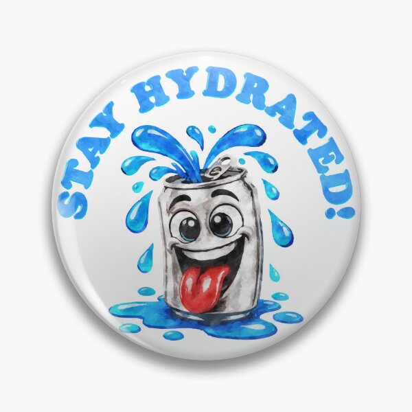Item preview, Pop Art: Stay Hydrated Can Cartoon designed and sold by vivendulies.