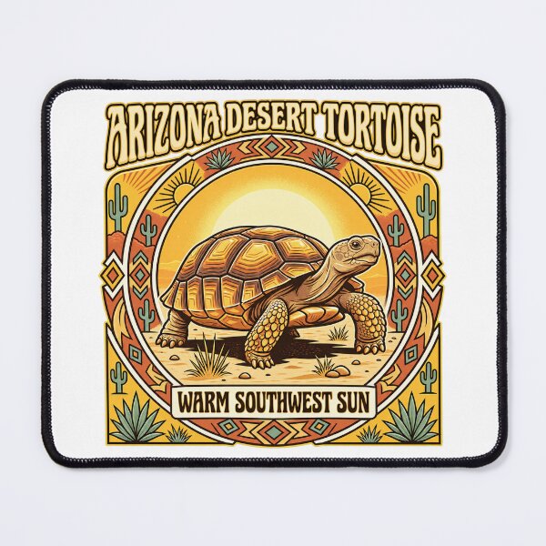 Item preview, Arizona Desert Tortoise – Warm Southwest Sun designed and sold by A5ranch merch.