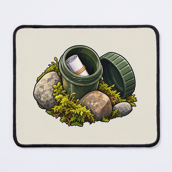 Item preview, Hidden Geocache Discovery – Geocaching Container and Logbook designed and sold by astersgraphics.
