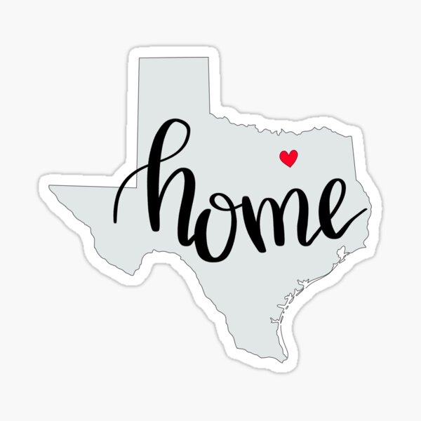 DFW - Home Sticker