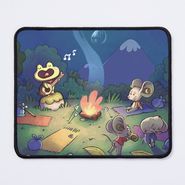 Item preview, Frog & Mouse Campfire designed and sold by ChiaraAless.