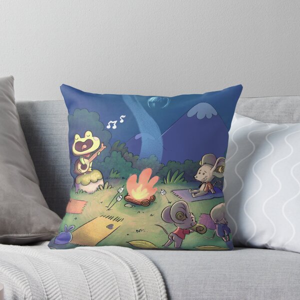 Item preview, Frog & Mouse Campfire designed and sold by ChiaraAless.