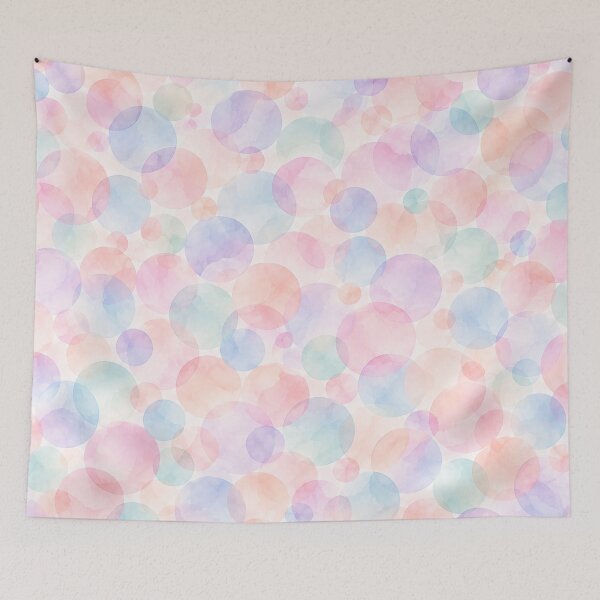 Item preview, Pastel Bubble Harmony – Soft Watercolor Circles Pattern designed and sold by HO•Designs.