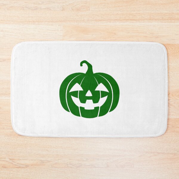 Item preview, Dark Green Smiling Jack-o’-Lantern Pumpkin Halloween Design designed and sold by pattern-archive.