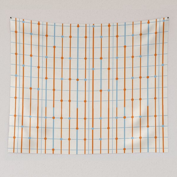 Item preview, Cream Retro Grid Pattern designed and sold by FilBlue.