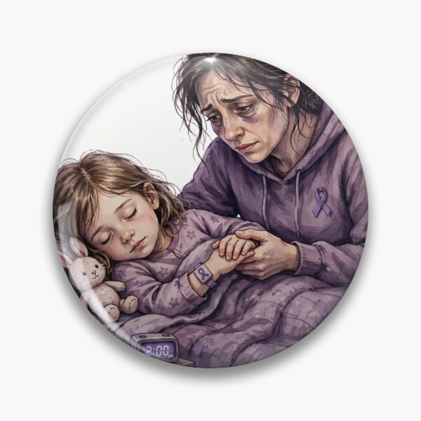 Item preview, The Night Shift Never Ends — Epilepsy Mom designed and sold by MommaWarrior18.