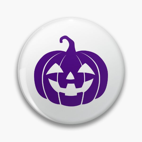 Item preview, Dark Purple Smiling Jack-o’-Lantern Pumpkin Halloween Design designed and sold by pattern-archive.
