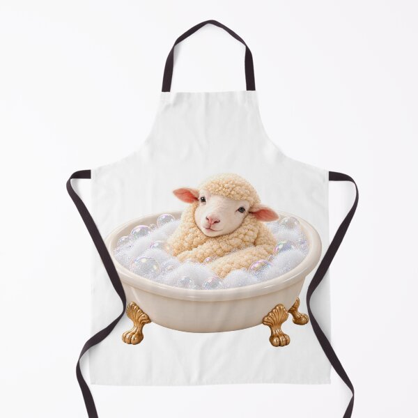 Item preview, Relaxing Merino Sheep Bathtub designed and sold by Sillytoe.