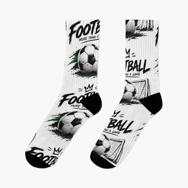 Item preview, Football More Than A Game Vintage Soccer Ball Graphic designed and sold by Alaric4you.