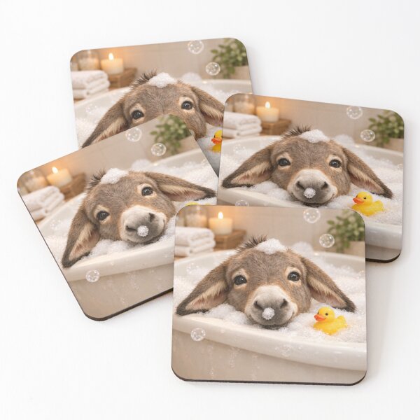 Item preview, Peaceful Mini Donkey Bubble Bath designed and sold by Sillytoe.