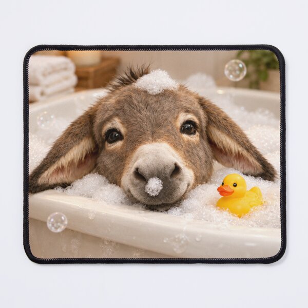 Item preview, Peaceful Mini Donkey Bubble Bath designed and sold by Sillytoe.