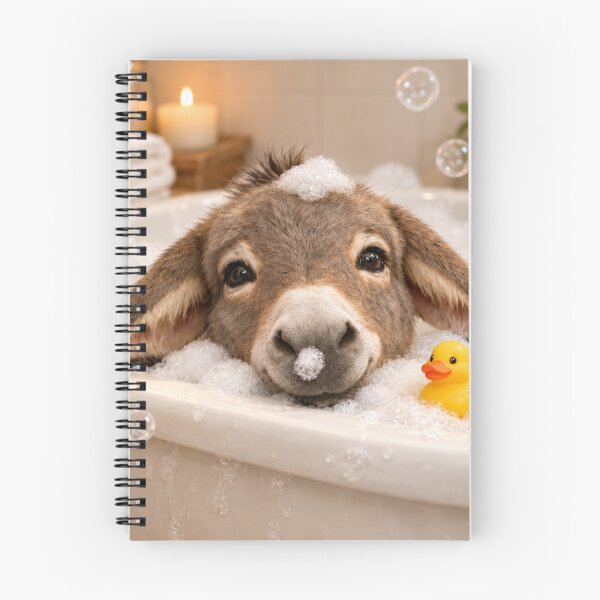 Item preview, Peaceful Mini Donkey Bubble Bath designed and sold by Sillytoe.