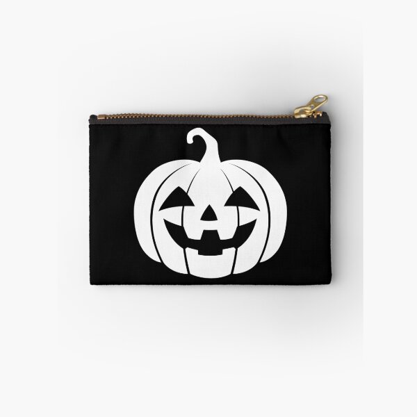 Item preview, White Smiling Jack-o’-Lantern Pumpkin Halloween Design designed and sold by pattern-archive.