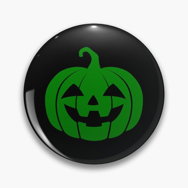 Item preview, Green Smiling Jack-o’-Lantern Pumpkin Halloween Design designed and sold by pattern-archive.