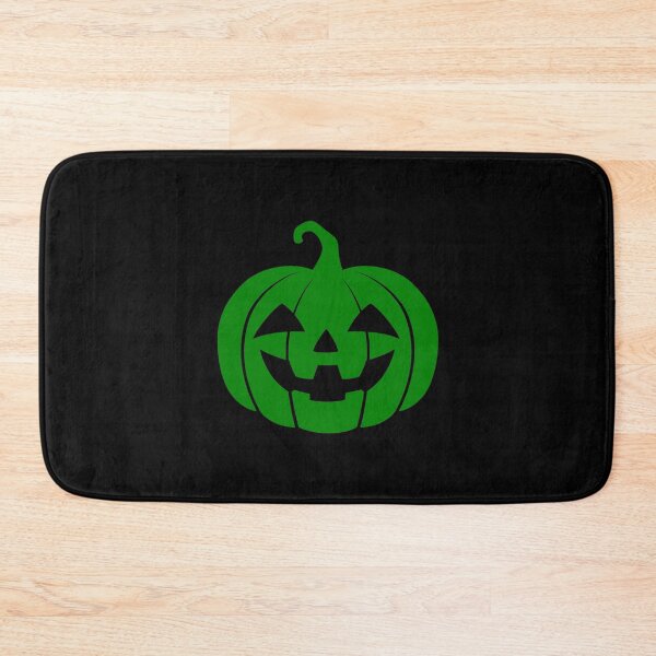 Item preview, Green Smiling Jack-o’-Lantern Pumpkin Halloween Design designed and sold by pattern-archive.