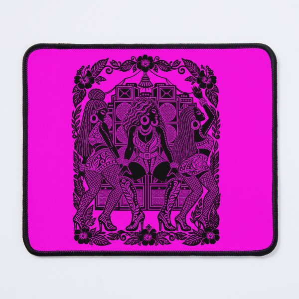 Item preview, Dancehall Queens Dancing Sound System Black White Art designed and sold by BASS-CULTURE.