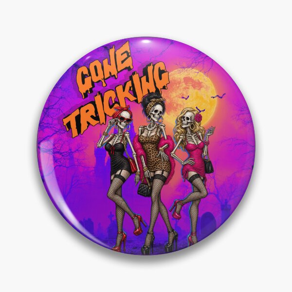 Item preview, GONE TRICKING! Fleshy Skeletons designed and sold by FeralCatDad.
