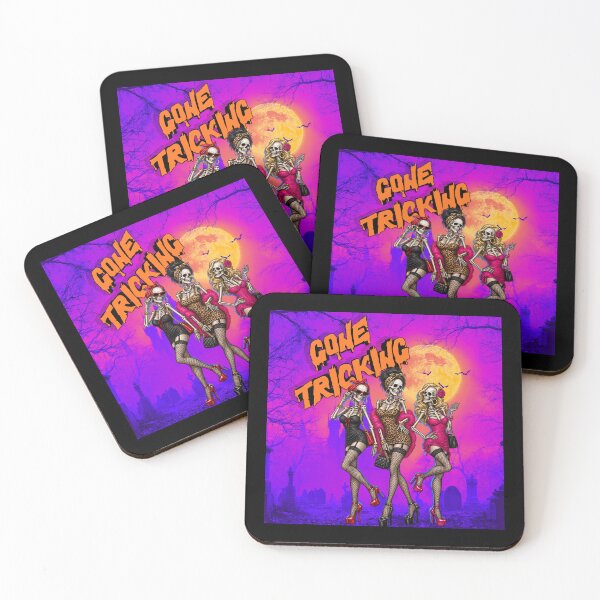 Item preview, GONE TRICKING! Fleshy Skeletons designed and sold by FeralCatDad.
