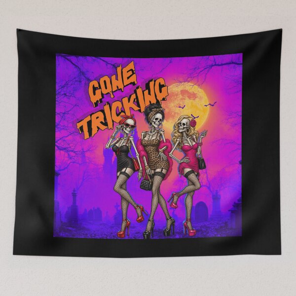 Item preview, GONE TRICKING! Fleshy Skeletons designed and sold by FeralCatDad.