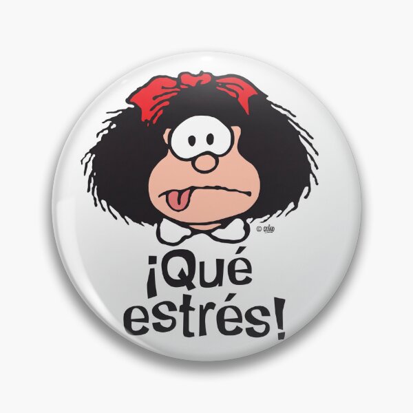 Item preview, Mafalda, What a Stress! Classic Humor designed and sold by FreakLab Studio.