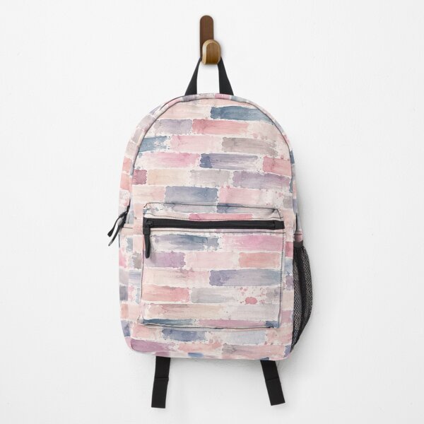 Item preview, Pastel Brushstroke Bricks – Soft Pink and Blue Watercolor Pattern designed and sold by HO•Designs.