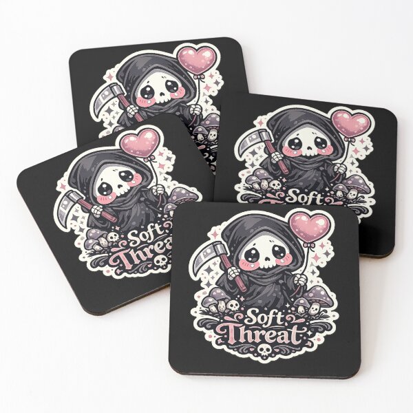 Item preview, Soft Threat — Cute but Deadly Reaper designed and sold by VesperWild.