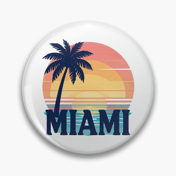 Item preview, Miami Florida Retro Sunset Palm Trees designed and sold by MaxLevelTailor.