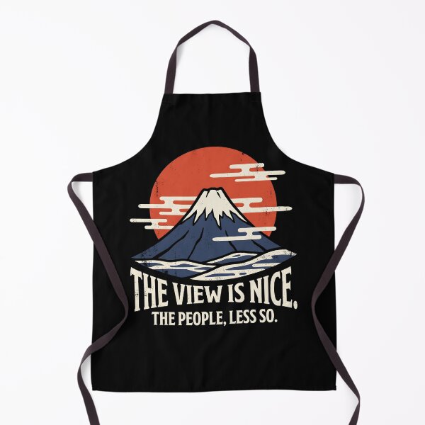 Item preview, Mount Fuji Introvert Shirt - The View Is Nice, The People Less So designed and sold by Gentle Glitch.
