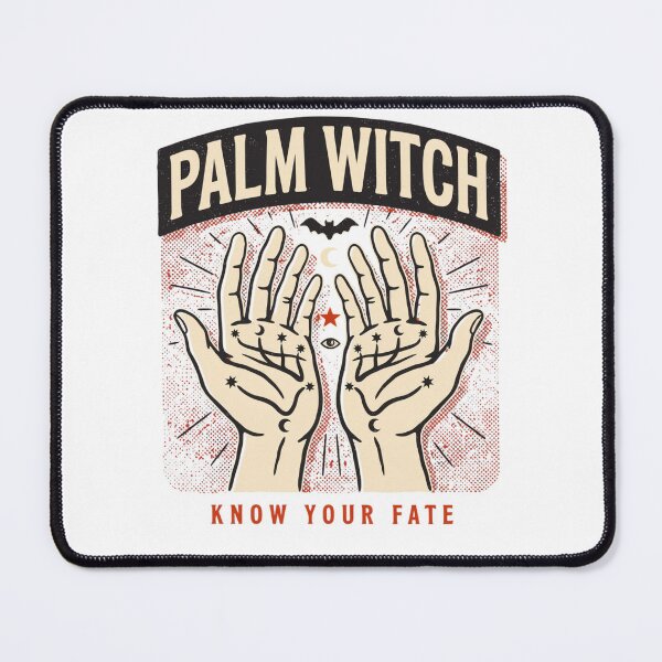 Item preview, Palm Witch Halloween Design – Mystical Palmistry Fortune Telling Graphic Tee v16 designed and sold by DarylWelsh2024.