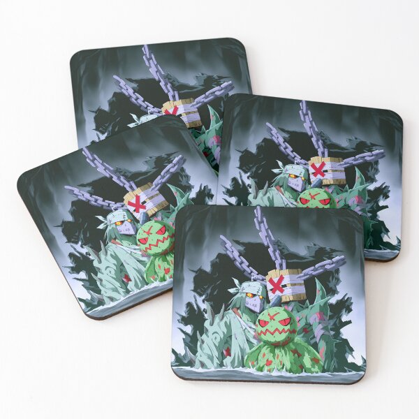 Item preview, Spiky Cactus Monsters Chained Cursed Squad Art designed and sold by Lunat1kk.