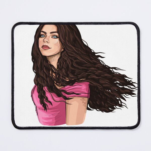 Item preview, Curly Haired Woman designed and sold by Krumboala.