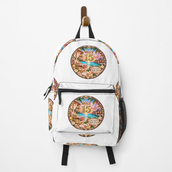 Item preview, May 15 Birthday Tropical Beach Design | Ocean Sunset Gift designed and sold by LunaMoments.