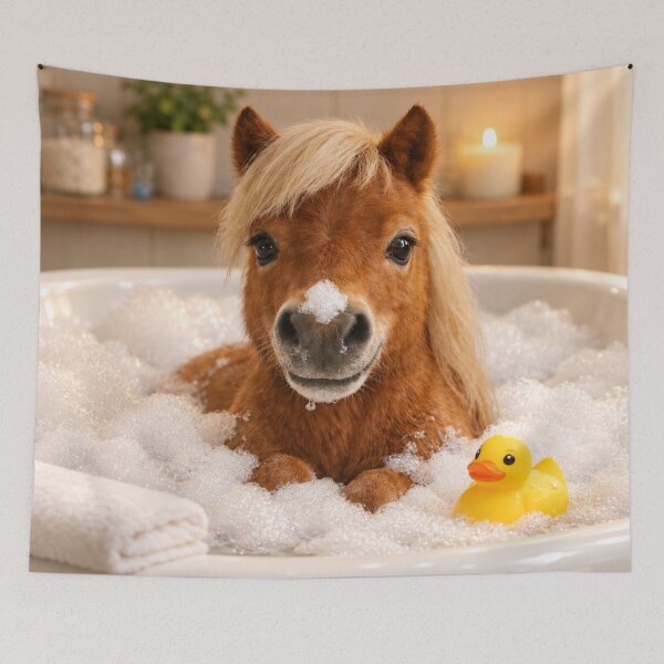 Item preview, Relaxing Miniature Horse Bubble Bath designed and sold by Sillytoe.
