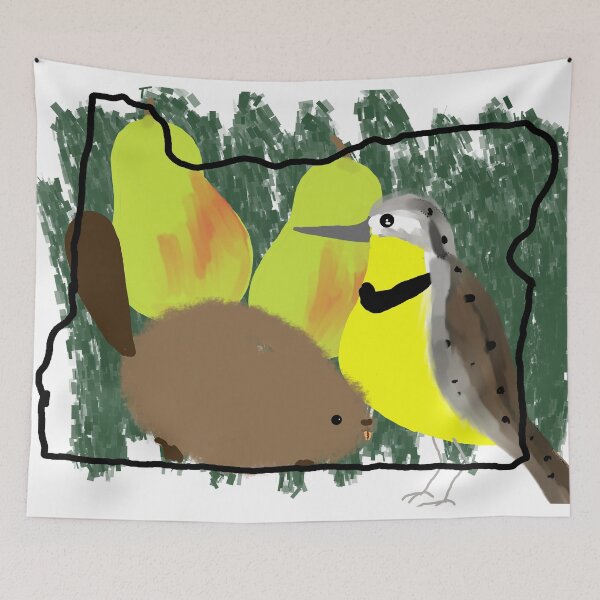 Item preview, Oregon - overlap designed and sold by EmberGlowPress.