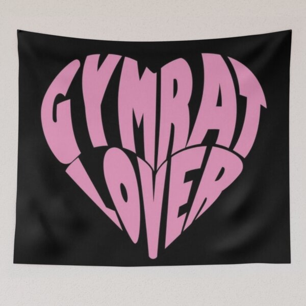 Item preview, Gymrat Lover - Retro Pink Typographic Heart designed and sold by conamor-bymel.