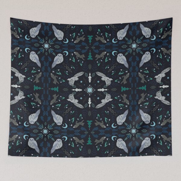 Item preview, Winter Wildlife Pattern designed and sold by BlueLilyCreates.