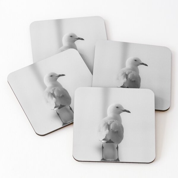 Item preview, Elegant Seagull in Monochrome Stillness designed and sold by Twisted Light Images.