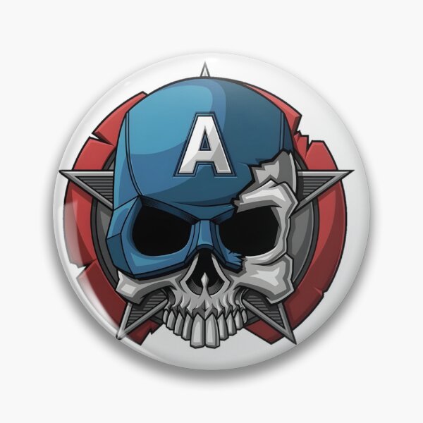 Item preview, Cap's skull designed and sold by Theuproarstore.