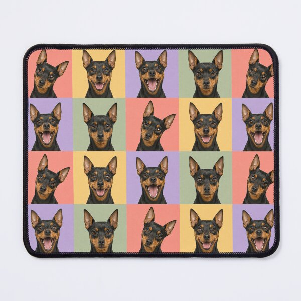 Item preview, Miniature Pinscher Portrait Tiny Dog designed and sold by pixiedustpaint.